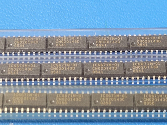 (1) ICS671M-01 Fanout Buffer (Distribution) Zero Delay Buffer IC 160MHz 1 SOIC16