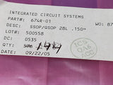 (5 PCS) ICS674R-01 ICS Clock Divider IC 235MHz 1 28-SSOP (0.154", 3.90mm Width)
