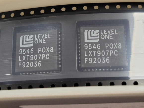 (1 PC) LXT907PC LEVEL ONE Ethernet Transceiver, PLCC44