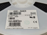 (50 PCS) 0461.500ER  Fuse, 0.5A Non-Resettable, Surface Mount, 600 V ROHS