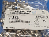 (5pcs) 0313005.MXP Littelfuse Cartridge Fuses 250V 5A Slo-Blo