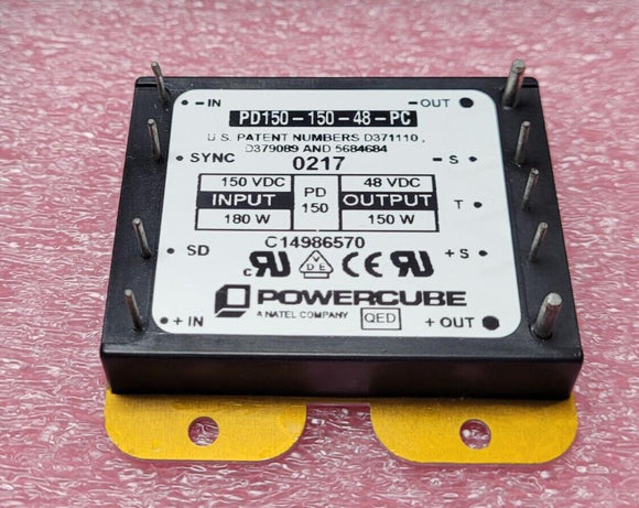 (1) PD150-150-48-PC POWERCUBE 150VDC/48VDC 180W/150W POWER SUPPLY