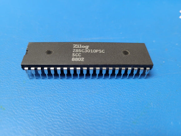 (1) Z85C3010PSC Multi Protocol Controller 2 Channels 0.5125MBps 10MHz CMOS DIP40