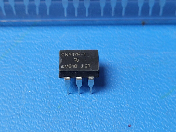 (10 PCS) CNY17F-1 VISHAY OPTOISOLTR 5KV TRANSISTOR 6-DIP ROHS