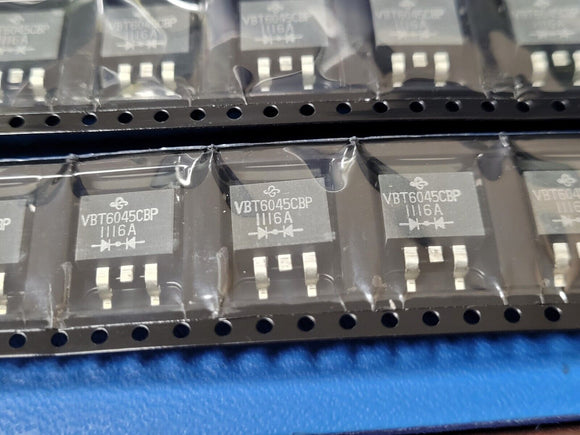 (2 PCS) VBT6045CBP-E3/4W VISHAY DIODE ARR SCHOTT 45V 30A TO263AB ROHS