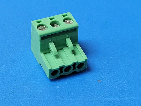 (10 PCS) 1757022 PHOENIX TERM BLOCK PLUG 3POS STR 5.08MM