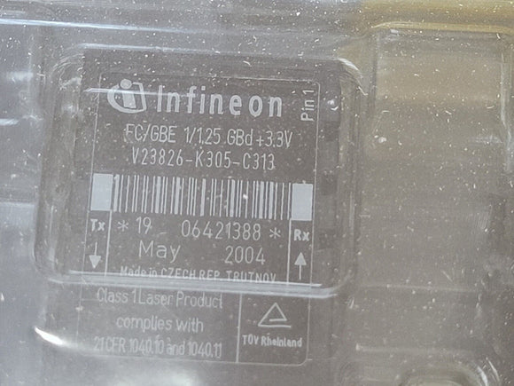 (1) V23826-K305-C313 Transceiver Module Ethernet 1.3Gbps 850nm 3.1V~3.5V SC