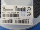 (3000) PSLC15C-LF-T7 1 Ch 31.8 Vcl 16.6 Vbr 3 pF BIdirectional TVS Array SOT143