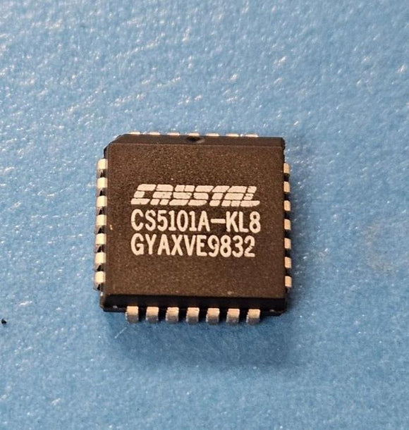 (1pc) CS5101A-KL8 Crystal Semi ADC Single SAR 100KSPS 16-Bit Serial 28-Pin PLCC