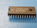 (2PCS) HM6116LP-2 HITACHI SRAM, 2KX8, 120ns, CMOS, PDIP24