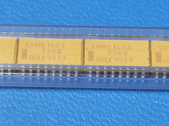 (10 PCS) SOMC1603330G Res Thick Film NET 33 Ohm 2% 1.28W Â±100ppm