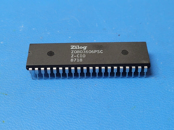 (1 PC) Z0803606PSC ZILOG Parallel I/O Port, 20 I/O, CMOS, PDIP40