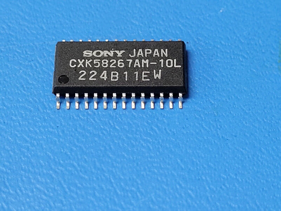 (2 PCS) CXK58267AM-10L Sony Standard SRAM, 32KX8, 100ns, CMOS, SOIC-28