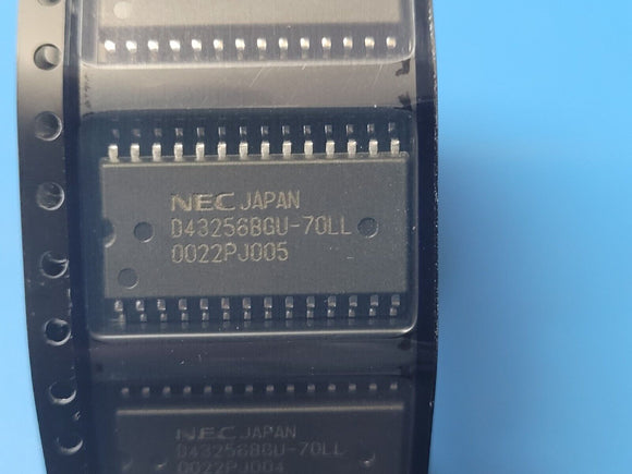 (2 PCS) UPD43256BGU-70LL NEC Standard SRAM 32KX8 70ns CMOS SOIC-28