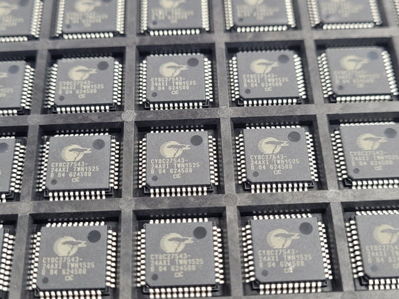 (1 PC) CY8C27543-24AXI CYPRESS IC MCU 8BIT 16KB FLASH 44TQFP ROHS