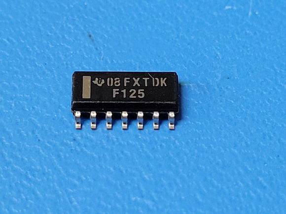 (10PCS) SN74F125D TI Quadruple Bus Buffer Gate With 3-State Outputs SOIC-14