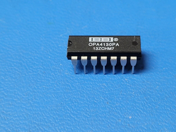 (1 PC) OPA4130PA Op Amp, 4 Func, 1000uV Offset-Max, PDIP14