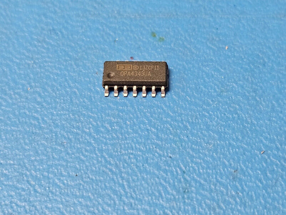 (1 PC) OPA4343UA Op Amp Quad Wideband Amplifier R-R I/O 5V SOIC-14