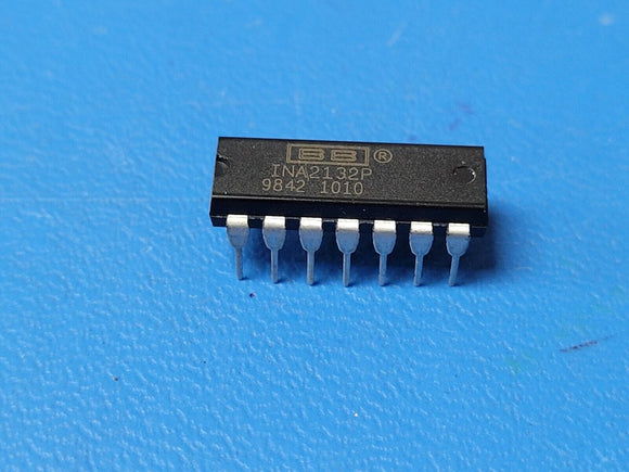 (1 PC) INA2132P Differential Amplifiers Dual Low Power Single-Supply PDIP-14