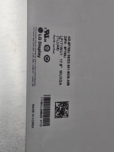 LGPLP171WU1TLA8 17" LCD PANAL DISPLAY *BROKEN. PARTS OR TESTING ONLY*