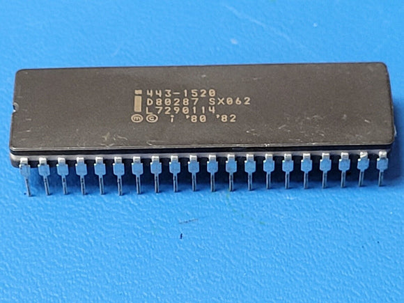 (1 PC) D80287-SX062(443-1520) Intel Math Coprocessor FPU CPU Ceramic DIP40