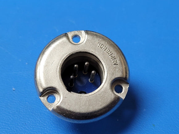 (1 PC) 91-859 VINTAGE Amphenol 91-4rm connector audio - video din - xlr