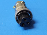 (1 pc) Bunker Ramo 80-868-385 3-pin female mike plug