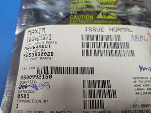 (2 PCS) MAX6460UT MAXIM Supervisor Open Drain or Open Collector 1 Channel SOT-6