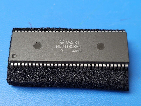 (1 PC) HD64180RP6 HITACHI Microprocessor, 8-Bit, 6.17MHz, CMOS, PDIP64
