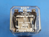 RLY1855N PHILIPS ECG 10 AMP 240V 11P RELAY 120V 50/60HZ COIL