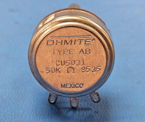 (1) CU5031 OHMITE Precision Potentiometers 2WATTS 50K  POT
