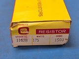 (1) 1162BN OHMITE RESISTOR 175W, 1500 Ohms 210.175P.46 80-02