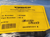 VZ3 (8/BAG) TURCK Cap, Closure, M12 Male, Mates to Female Receptacles, E7008