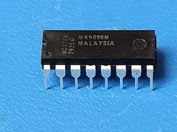 (1 PC) MK5098N MOSTEK VINTAGE TELCOM IC CIRCUIT 16 PIN DIP 7935 D/C