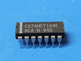 (10 PCS) CD74HCT164E HARRIS/RCA Shift Shift Register 1 Element 8 Bit 14-PDIP