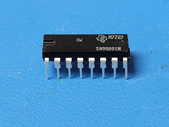 (1 PC) SN98891N TI VINTAGE VERY OLD IC 16 PIN DIP 1977 DATE CODE