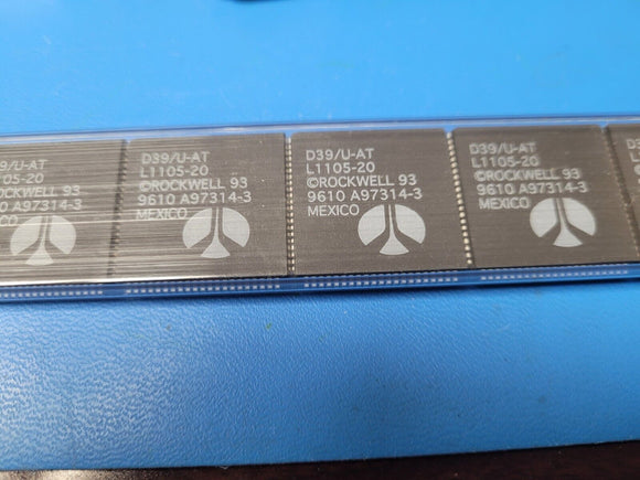 (10 PCS) L1105-20 D39/U-AT ROCKWELL IC 84 PIN PLCC OBSOLETE