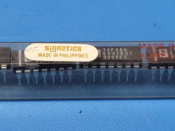 (25 PCS) 74F08N SIGNETICS AND Gate IC 4 Channel 14-PDIP
