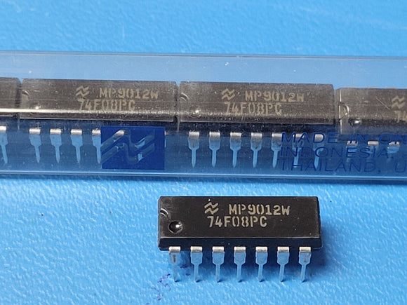 (25 PCS) 74F08PC NSC AND Gate IC 4 Channel 14-PDIP