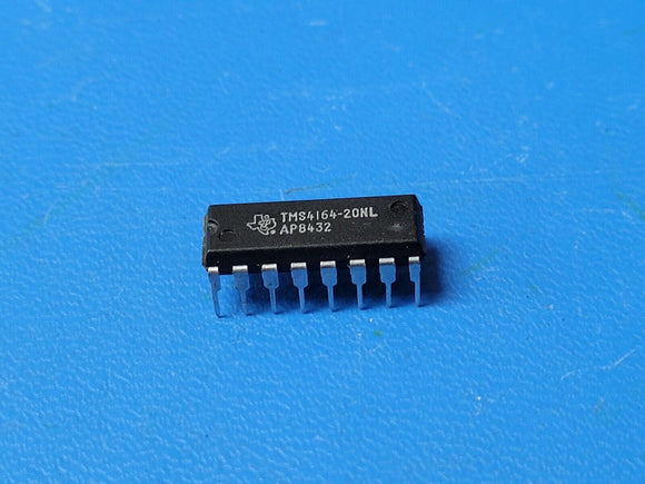 (2 PCS) TMS4164-20NL TI Page Mode DRAM, 64KX1, 200ns, NMOS, PDIP16