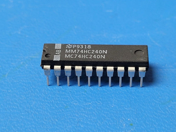 (10 PCS) MM74HC240N NSC Buffer/Line Driver 8-CH Inverting 3-ST CMOS PDIP-20