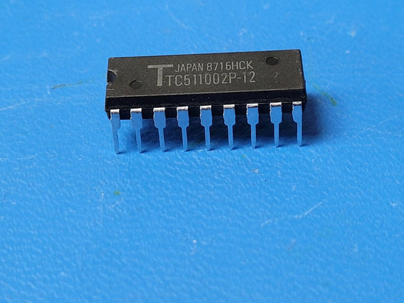 (1 PC) TC511002P-12 TOSHIBA Static Column DRAM 1MX1  120ns CMOS PDIP18