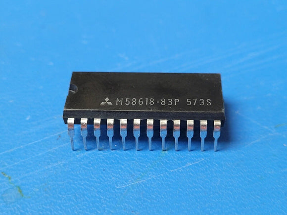 (1 PC) M5M58618-83P MITSUBISHI IC 24 PIN PDIP OBSOLETE