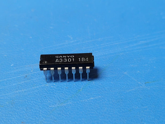 (10 PCS) A3301 SANYO Stereo Decoder Integrated Circuit 14 PIN PDIP