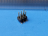 (10 PCS) 146130-2 Connector Header Surface Mount 6 position 0.100" (2.54mm)
