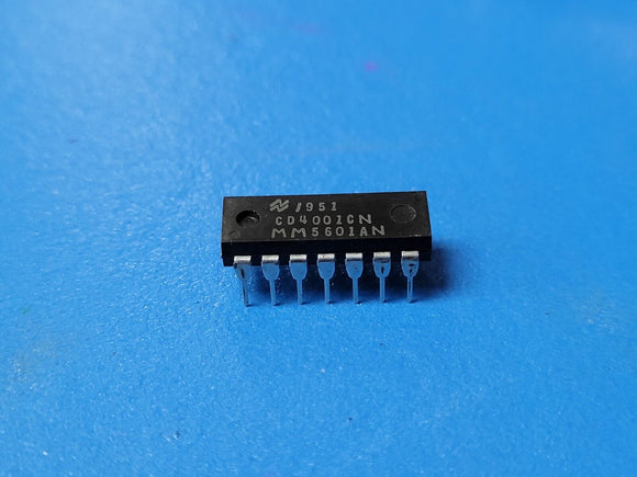 (2 PCS) CD4001CN NSC NOR Gate IC 4 Channel 14-DIP