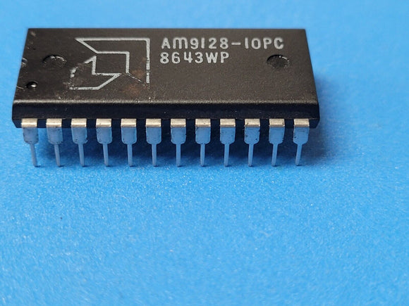 (1 PC) AM9128-10PC AMD Standard SRAM, 2KX8, 100ns, NMOS, PDIP24