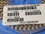 (25 PCS) TAJC106M020RNJ AVX CAP TANT 10UF 20% 20V 2312