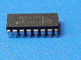 (4 PCS) MT1259-12 MICRON Page Mode DRAM 256KX1 120ns MOS PDIP16