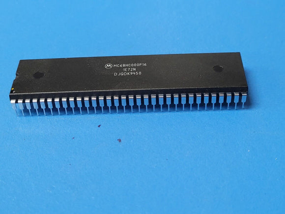 (1 PC) MC68HC000P16 MOT Microprocessor, 32-Bit, 16.67MHz, CMOS, PDIP64